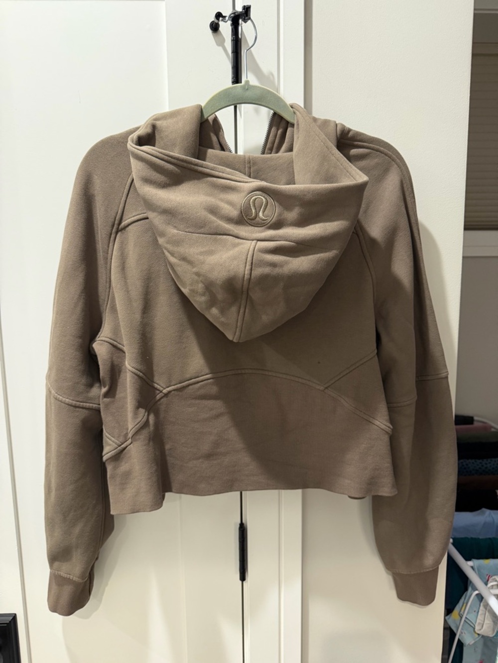 Lululemon Scuba Oversized Half-Zip Hoodie Nomad M/L - Picture 4 of 5